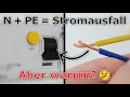 ⚡ N + PE = FI-Schalter löst aus! 🤨 Aber warum? 🤔 ultimative Erklärung 💡 | Das musst du wissen 👷‍♂️