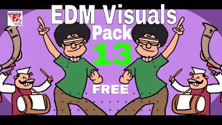 Free EDM Visuals Pack || EDM VJ Loops 13 Free Download #VJLOOPS