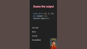Javascript interview questions - arrays  #shorts #short #shortsfeed #webdevelopment #viral #ytshorts