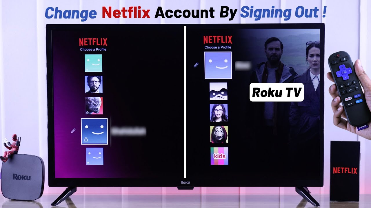 How to Sign Out of Netflix App on any Roku TV! [Change] - YouTube