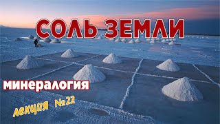 Соль земли.  Лекция по минералогии № 22. Галит.