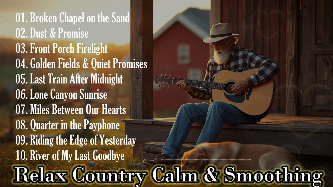 【Country Relax 9】Country Drive at Sunset 🌅 Smooth & Relaxing Country Songs Playlist