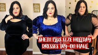 Shein Plus Size Try On Haul Holiday Dresses