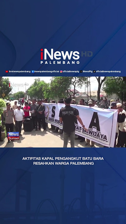 Download lagu AKTIFITAS KAPAL PENGANGKUT BATU BARA RESAHKAN WARGA PALEMBANG