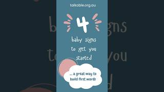 First 4 Baby Signs Every Parent Should Teach 👶 Baby Sign Language for First Words