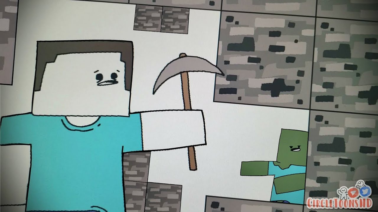 The First Time You Entered a Cave in Minecraft - YouTube