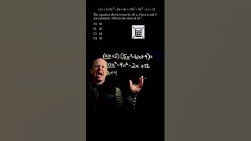 SAT Math Prep 62 #sat #satprep #maths #testprep #satmath #polynomials #algebra #algebra2 #teacher