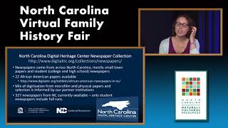 Newspapers and Finding Treasures (North Carolina Virtual Family History Fair, November 2017)