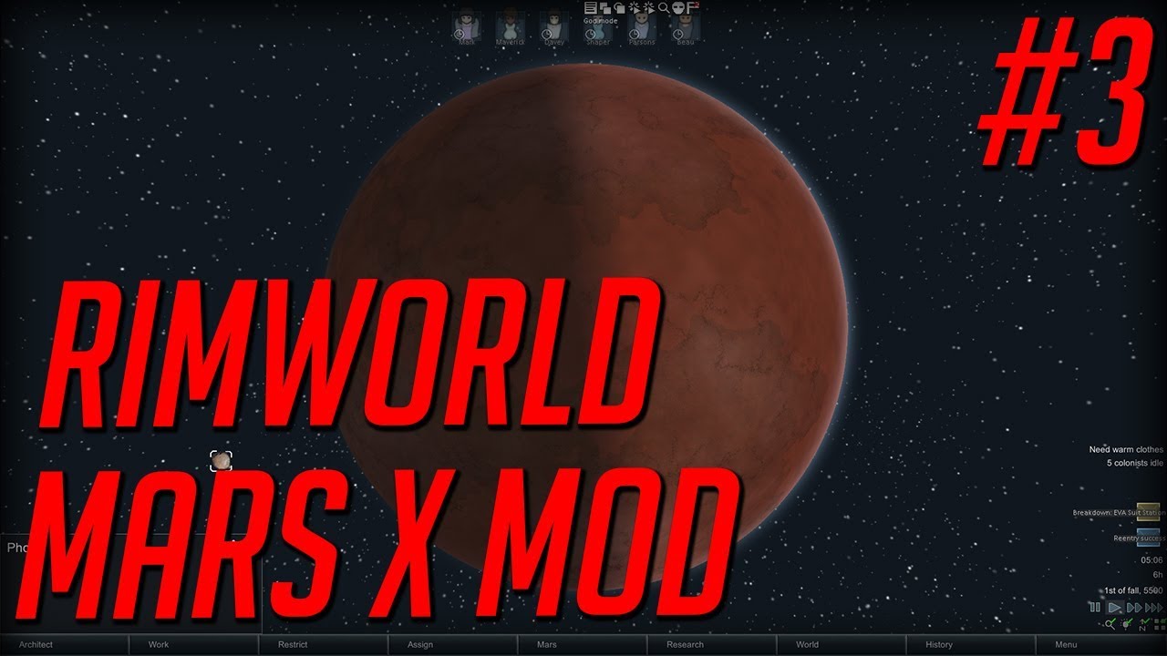 Rimworld Mars x mod -  EP 3 -  Rimworld alpha 16 marsx 3.02