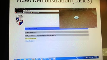 Early stage webpage develepmont with robot control