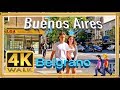 【4K】WALK BELGRANO Barrancas virtual walk Buenos Aires Argentina