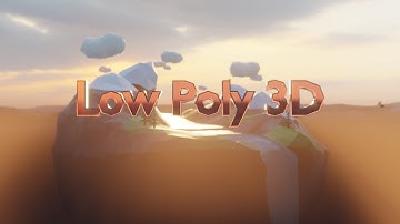 Blender 2.8 | Low Poly 3D Scene | Eevee 4K