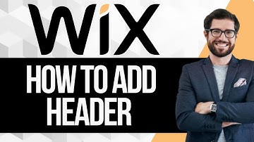 How To Add Header On Wix Website