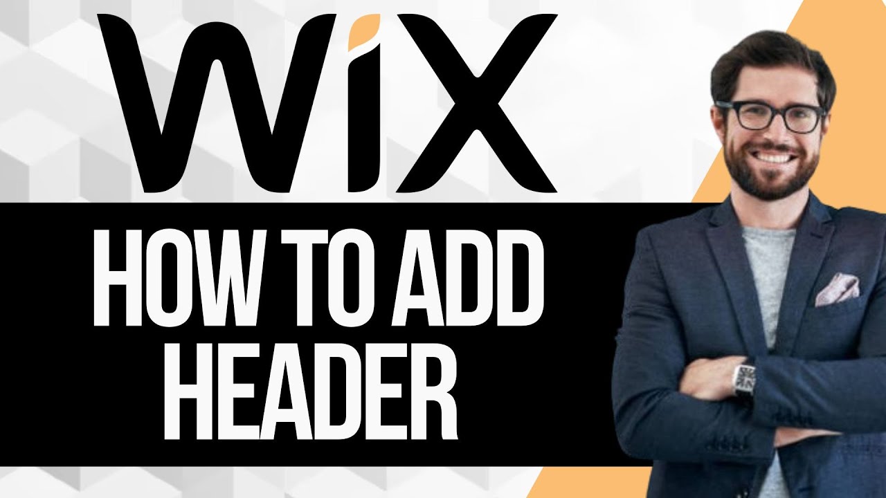 Wix Header Examples How To Add Header On Wix Website - YouTube