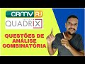 CRMV-RJ - BANCA QUADRIX - ANÁLISE COMBINATÓRIA