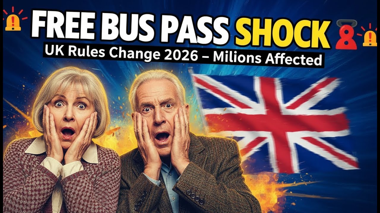 FREE BUS PASS SHOCKER! 🚨 Millions in the UK Affected by 2026 Rule Change