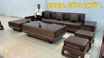 Bàn Ghế Sofa Góc Chữ L Thiết Kế Cho Không Gian Nội Thất Phòng Khách Có Diện Tích Nhỏ