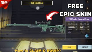 How to Get FREE LW3 - Tundra - Immortal Stone | How to CLAIM & EQUIP | Ranked Series 2 Cod Mobile screenshot 4