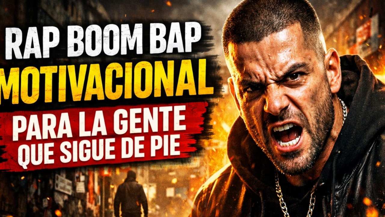 Rap Boom Bap Motivacional | Para La Gente Que Sigue De Pie | Hip Hop ...