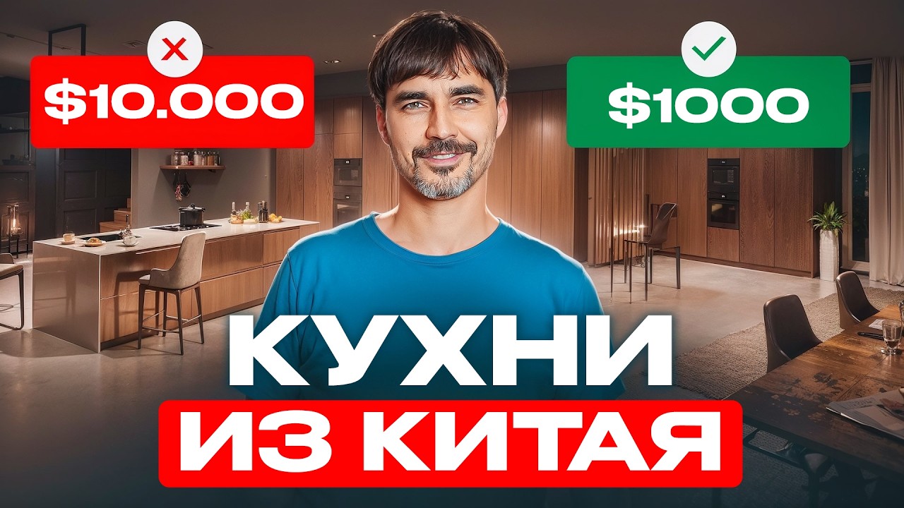 ВСТРОЕННЫЕ КУХНИ в 10 РАЗ дешевле! Обзор Китайских Фабрик