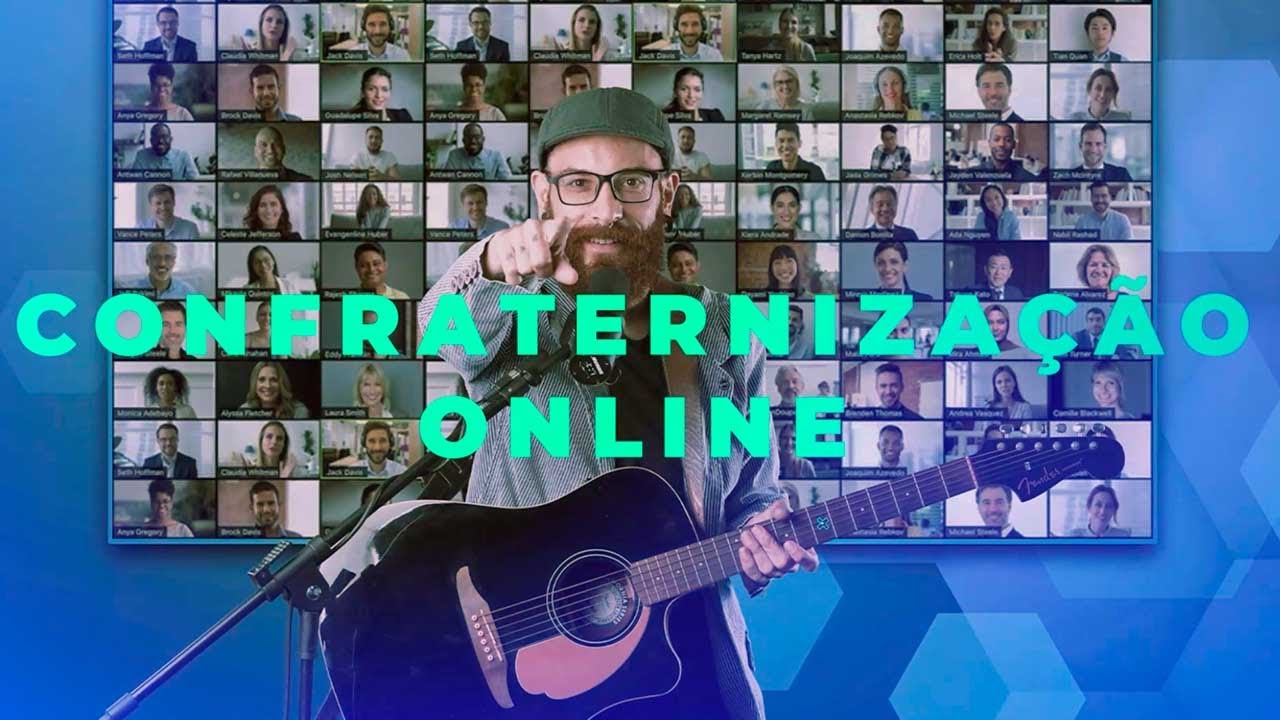 Cenário virtual para eventos online - Cross Host