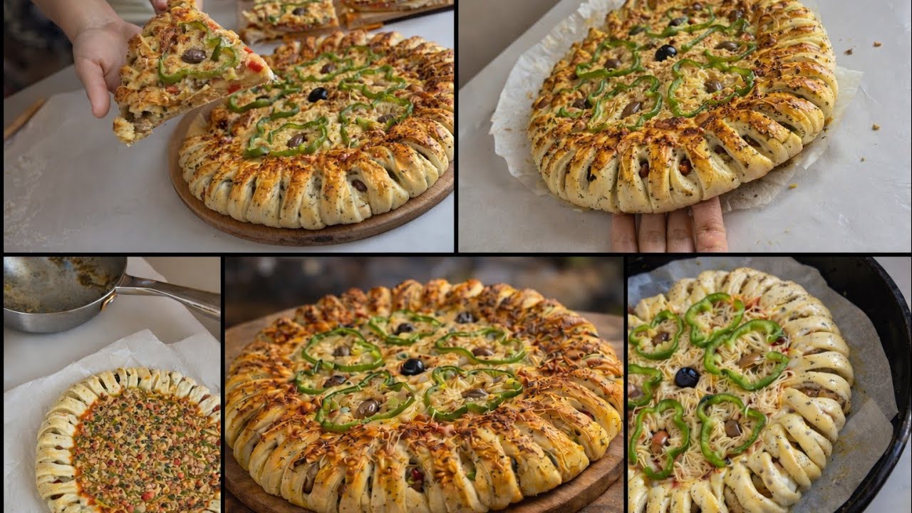 أسهل وأسراع فطيرة للفطور هشيشة بحشوة اقتصادية من أروع ما يكون 