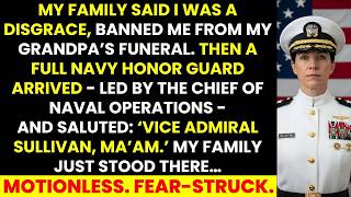 Family Said I Failed, Banned Me From Grandpa’s Funeral Until the US Navy Marched In Behind Me