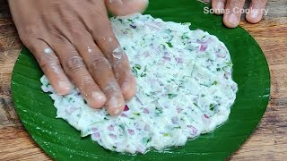 Easy Breakfast Recipe | How To Make Tasty Rice Flour Rotti screenshot 5