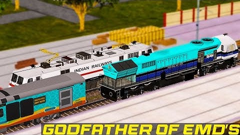 Loco Change || Electric To Diesel || UBL WDG4 12001 || MSTS Indian Railways Gameplay