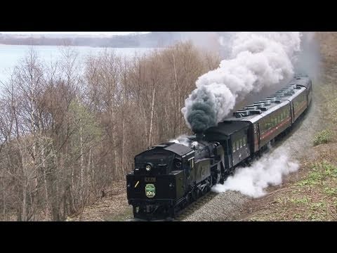 SL【函館大沼号】 定番の人気スポットで撮影 - YouTube