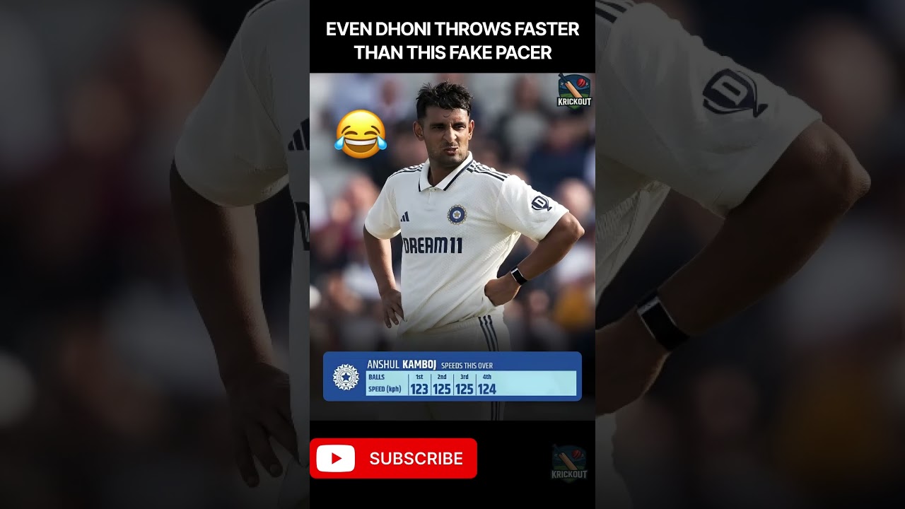 Fake Pacer Alert 🚨 | Kamboj Bowling Speed Breakdown" 