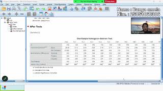 Tutorial SPSS-Uji Normalitas : (Kolmogorov-Smirnov)