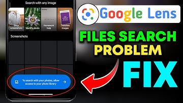 FIX To search With your photos, Allow Access To your Library⚡⚡ | GOOGLE LENS PROBLEM