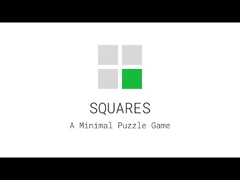 Squares - A Minimal Brain & Logic Puzzle Game