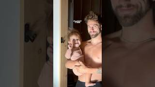 When you realize your kid is a mini version of you💖#DadAndKid #MiniMe #FunnyFamily #fatherhood