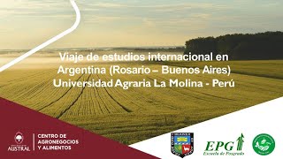 SEMANA ACADÉMICA INTERNACIONAL EN AGRONEGOCIOS, ARGENTINA 2023