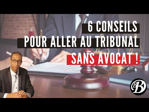 Vidéo: Comment Aller Au Tribunal