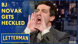 B.J. Novak Bombed at Stand-Up | Letterman