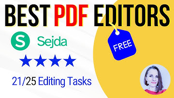 How to Use Free Sejda PDF Editor Tutorial & Review
