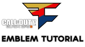 FaZe Clan 2.0 Logo Emblem Tutorial: COD Black Ops 3 Emblem Tutorial FaZe 2.0 Emblem BO3