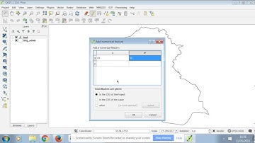 Qgis: Numerical digitizing PLUG IN( edit by coordinate)