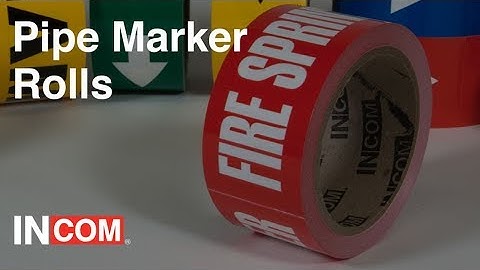Pipe Marker Rolls