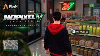 Nopixel V Inspired Interaction System Free