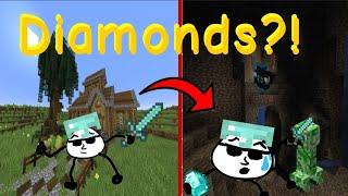 Minecraft  Diamonds! (WARDEN?)
