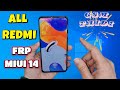 Redmi Note 11 Pro Frp Bypass/ All Redmi Miui 14 Frp Unlock Easy Method 2024 Without Pc