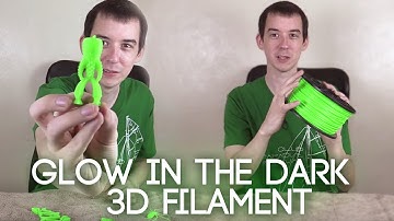 Glow in the dark 3D Filament from Spoolery