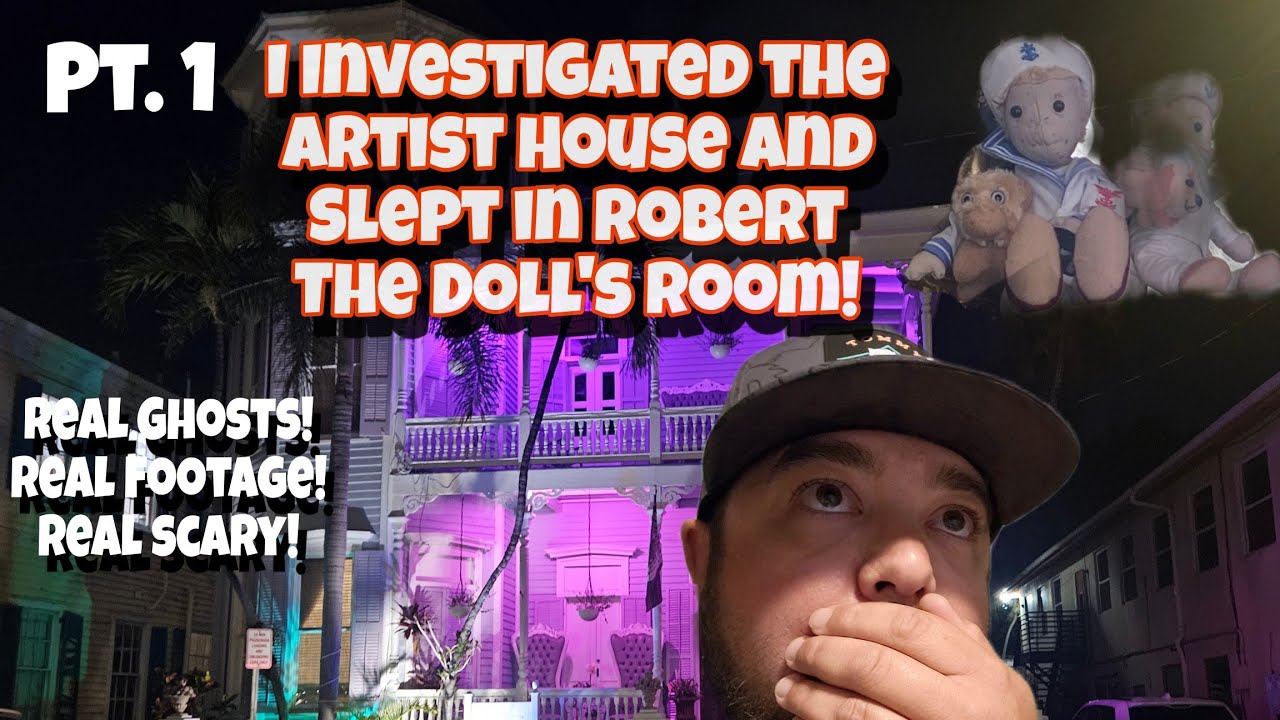 I Investigated the Artist House and SLEPT in Robert The Doll's Room! Pt. 1
