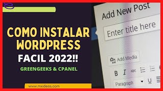 Como Instalar Wordpress | GreenGeeks y Cpanel