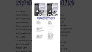 honor 600 pro china vs honor 600 china