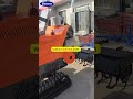 Mini Excavator with Single Cylinder Diesel Engine and Rotary Tiller #tiller #excavator #cultivator